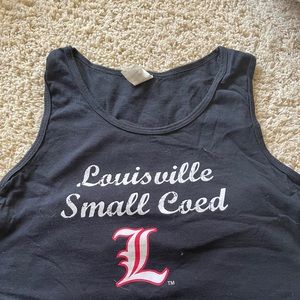 University of Louisville cheerleading tank